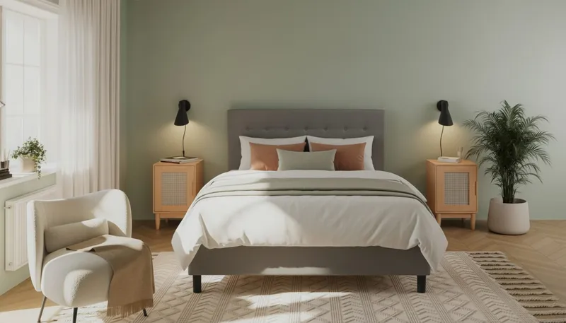 Dream Komplett Sengpakke 180x200 cm Avtagbart Trekk - Grå - Møbler - Senger - Kontinentalsenger