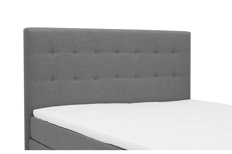 Dream Komplett Sengpakke 180x200 cm Avtagbart Trekk - Grå - Møbler - Senger - Kontinentalsenger