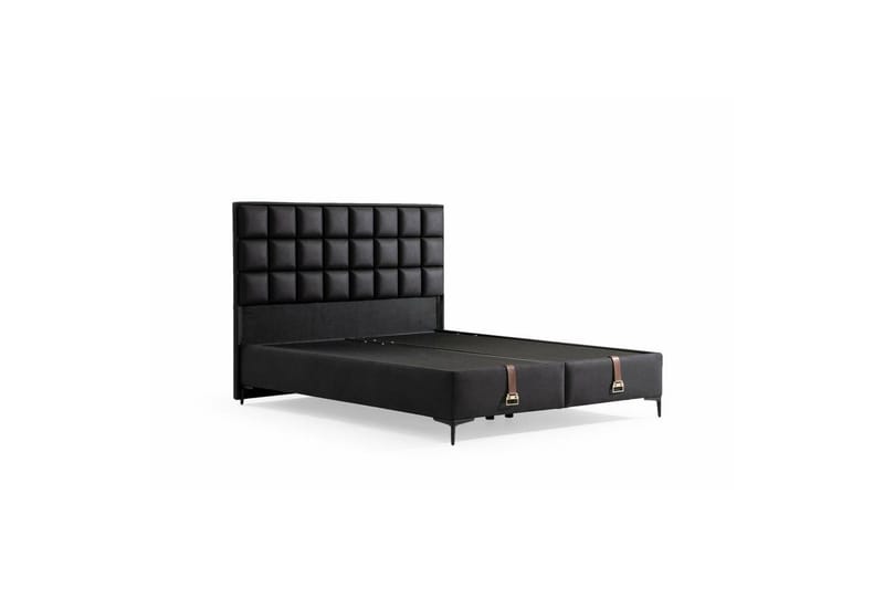 Drelna Sengeramme 100x200 cm - Svart - Møbler - Senger - Sengeramme & sengestamme