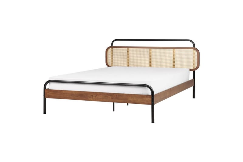 Dubbelsäng Beliani Boussicourt med lamellram 140x200 cm 180x200