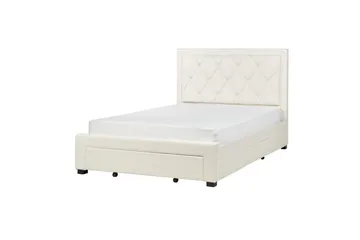 Dubbelsäng Beliani Lievin med förvaring 140x200 cm 140x200 - Møbler - Senger - Senger med oppbevaring