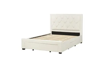 Dubbelsäng Beliani Lievin med förvaring 140x200 cm 140x200 - Møbler - Senger - Senger med oppbevaring