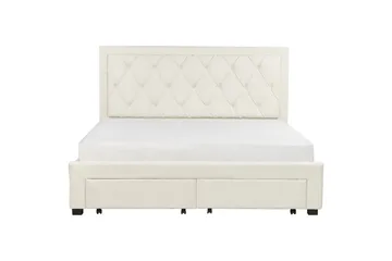 Dubbelsäng Beliani Lievin med förvaring 140x200 cm 180x200 - Møbler - Senger - Senger med oppbevaring