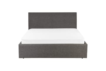 Dubbelsäng Beliani Orbey med lamellram Beige, 140x200 cm Grey - Møbler - Senger - Sengeramme & sengestamme