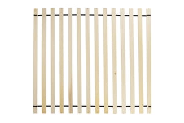 Dubbelsäng Beliani Roisel med lamellram 160x200, Bouclé Beige 180x200 VALUE_MISSING_1 - Møbler - Senger - Sengeramme & sengestamme