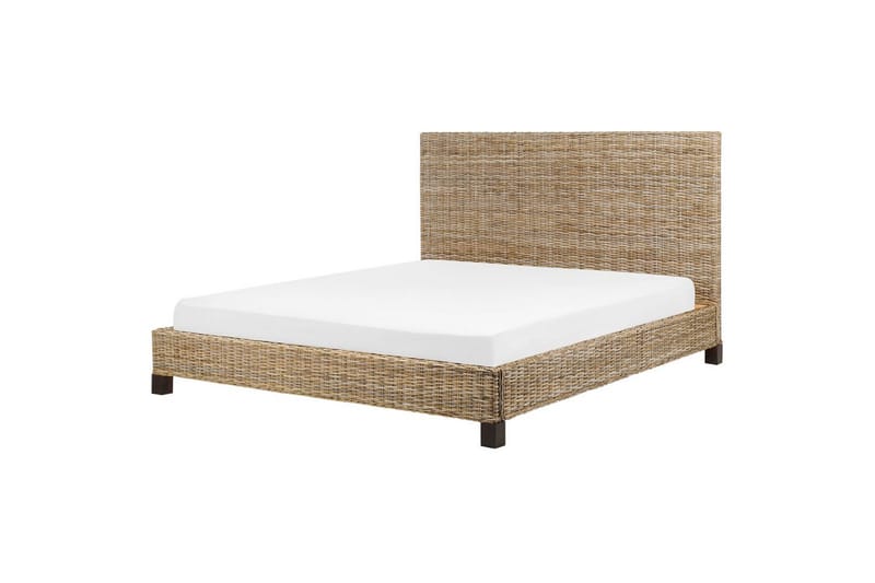 Dubbelsäng Beliani Salbris med lamellram 140x200 cm 180x200