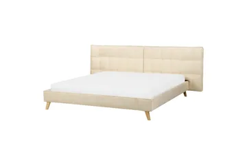 Dubbelsäng Beliani Senlis med lamellram 160x200 cm 180x200 - Møbler - Senger - Sengeramme & sengestamme