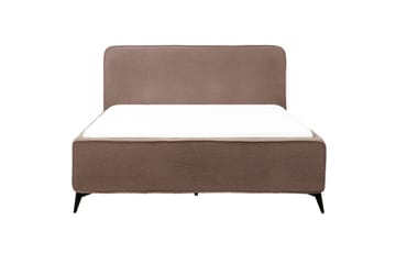 Dubbelsäng Beliani Valognes med lamellram 160x200 cm 160x200 - Møbler - Senger - Sengeramme & sengestamme