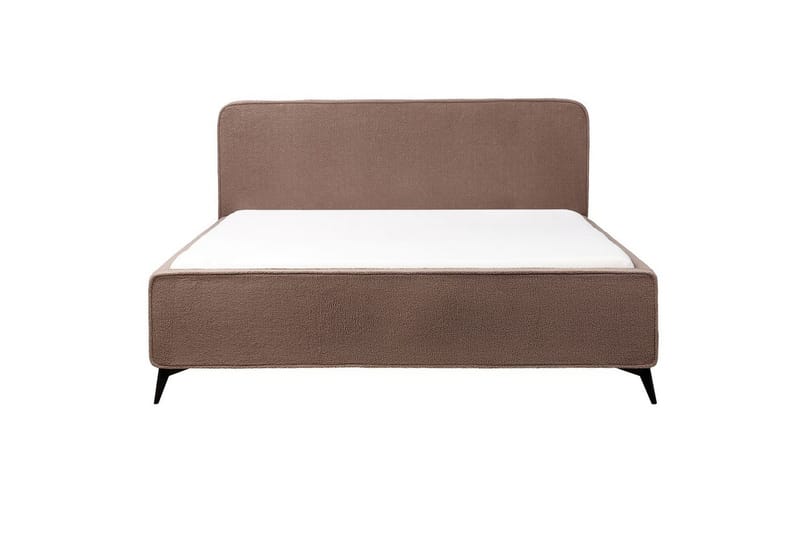 Dubbelsäng Beliani Valognes med lamellram 160x200 cm 180x200 - Møbler - Senger - Sengeramme & sengestamme