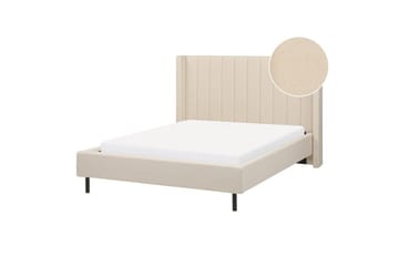 Dubbelsäng Beliani Villette med lamellram 140x200 cm 140x200 - Møbler - Senger - Sengeramme & sengestamme