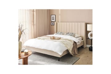 Dubbelsäng Beliani Villette med lamellram 140x200 cm 140x200 - Møbler - Senger - Sengeramme & sengestamme