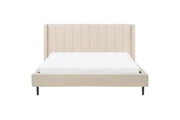Dubbelsäng Beliani Villette med lamellram 140x200 cm 180x200 - Møbler - Senger - Sengeramme & sengestamme