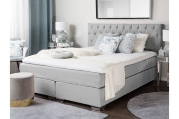 Dulcina Sengramme 160x200 cm - Grå - Møbler - Senger - Kontinentalsenger