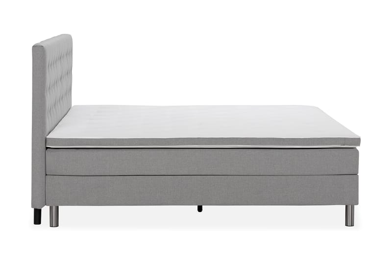 Ella Familieseng Sengepakke 240x210 cm - (+Flere valg) Lysegrå - Møbler - Senger - Kontinentalsenger