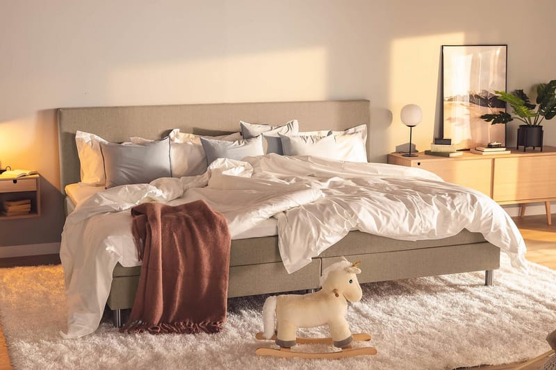 Ella Familieseng Sengepakke 280x200 cm - (+Flere valg) Muldvarp - Møbler - Senger - Kontinentalsenger