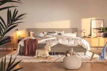 Ella Familieseng Sengepakke 280x200 cm - (+Flere valg) Muldvarp - Møbler - Senger - Kontinentalsenger