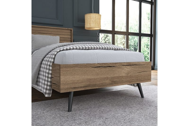 Elspet Sengeramme 169x205 cm - Brun - Møbler - Senger - Sengeramme & sengestamme
