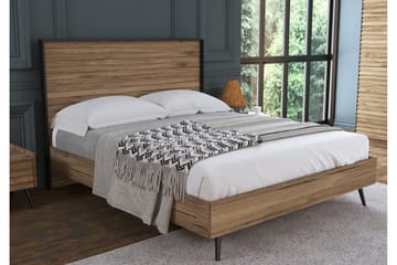 Elspet Sengeramme 169x205 cm - Brun - Møbler - Senger - Sengeramme & sengestamme