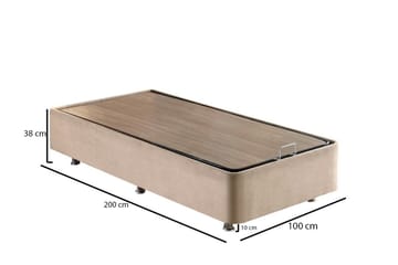 Endulanie Sengeramme 100x200 cm - Lysebrun - Møbler - Senger - Sengeramme & sengestamme