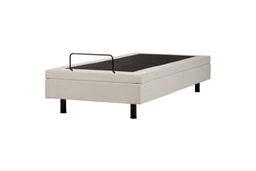 Enkelsäng Beliani Duke II Ljusbeige, 90x200 cm Beige - Møbler - Senger - Regulerbare senger