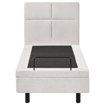Enkelseng Viceroy 80x200 cm - Lys beige - Møbler - Senger - Regulerbare senger
