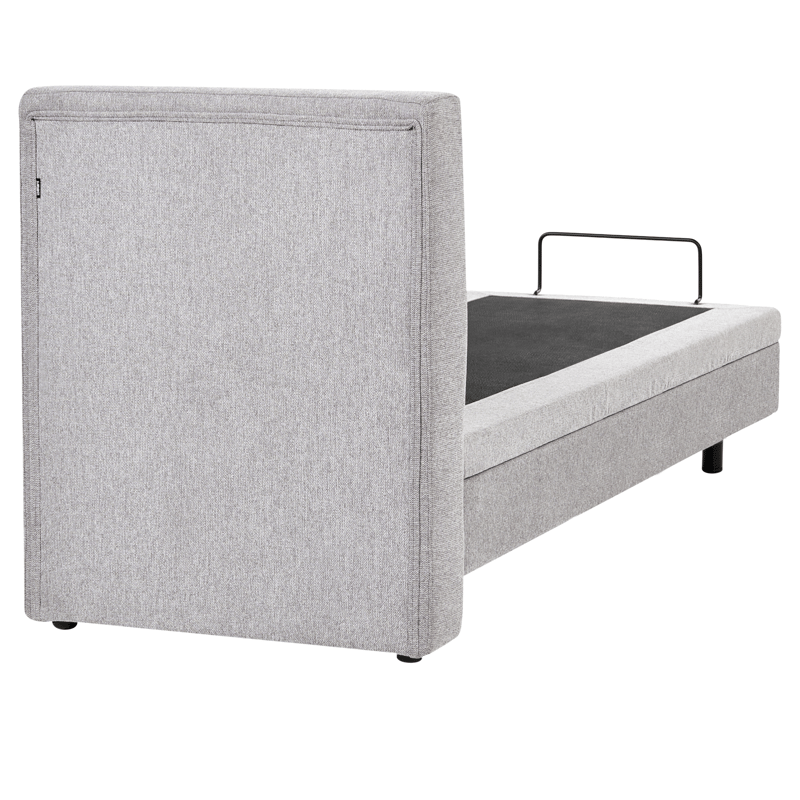 Enkelseng Viceroy 80x200 cm - Lysegrå - Møbler - Senger - Regulerbare senger