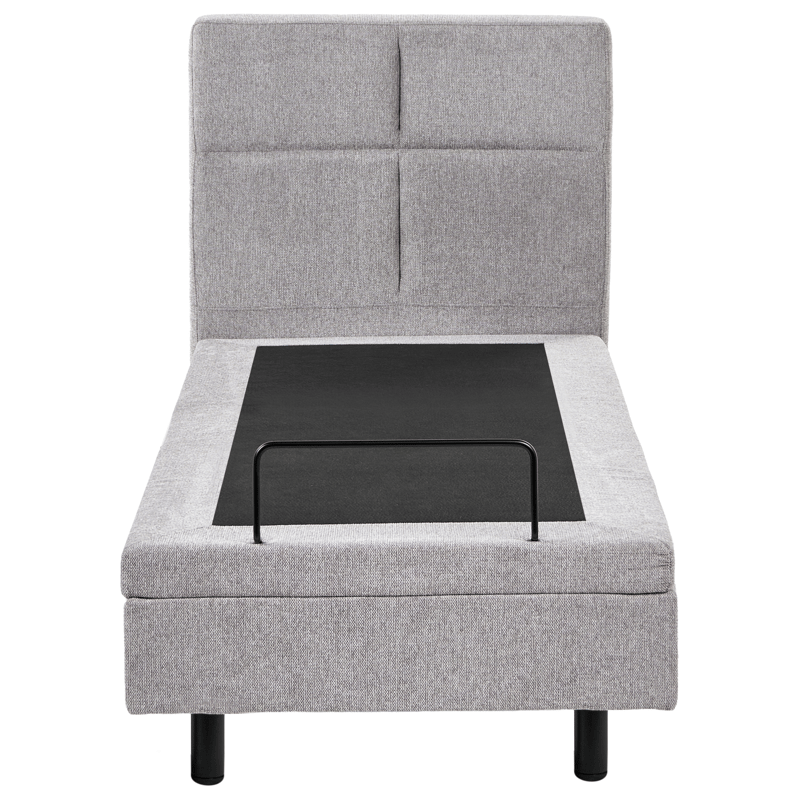 Enkelseng Viceroy 80x200 cm - Lysegrå - Møbler - Senger - Regulerbare senger
