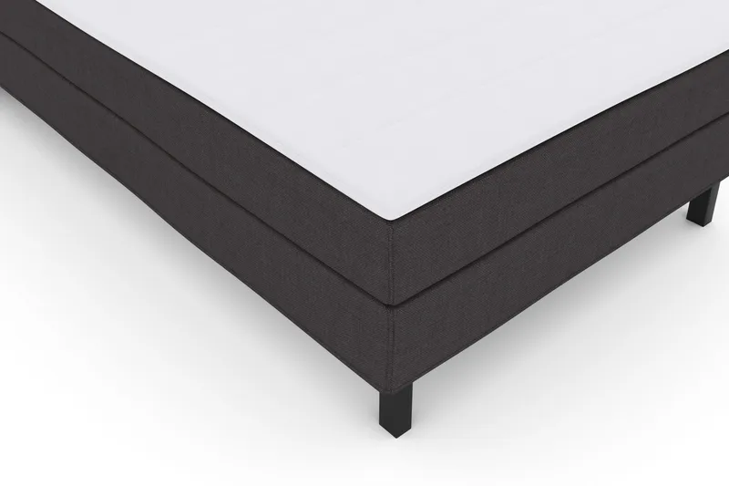 Select No 2 Komplett Sengepakke 120x200 - Mørkegrå/Svarta Ben - Møbler - Senger - Enkeltsenger