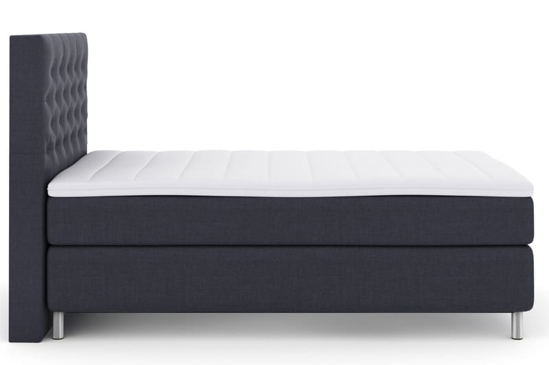 Select No 3 Komplett Sengepakke 120x200 Medium - Blå/Metallben - Møbler - Senger - Enkeltsenger