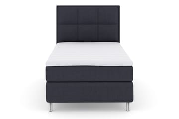 Rutete Sengegavl 120 cm - Blå