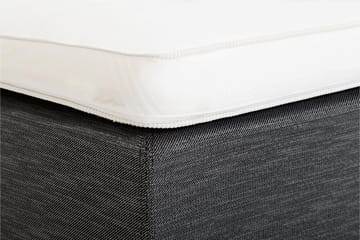 Viken Bas Rammeseng 80X200Cm - Grå, Konisk Svarte Ben - Møbler - Senger - Enkeltsenger