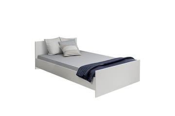 Enkeltsengramme Fruitland Sengestamme Hvit - 125 x 72 x 204 cm - Møbler - Senger - Sengeramme & sengestamme