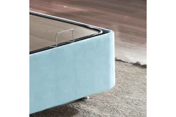 Enkeltsengunderdel Koselig enkel lyseblå - 120 x 200 cm - Møbler - Senger - Sengeramme & sengestamme