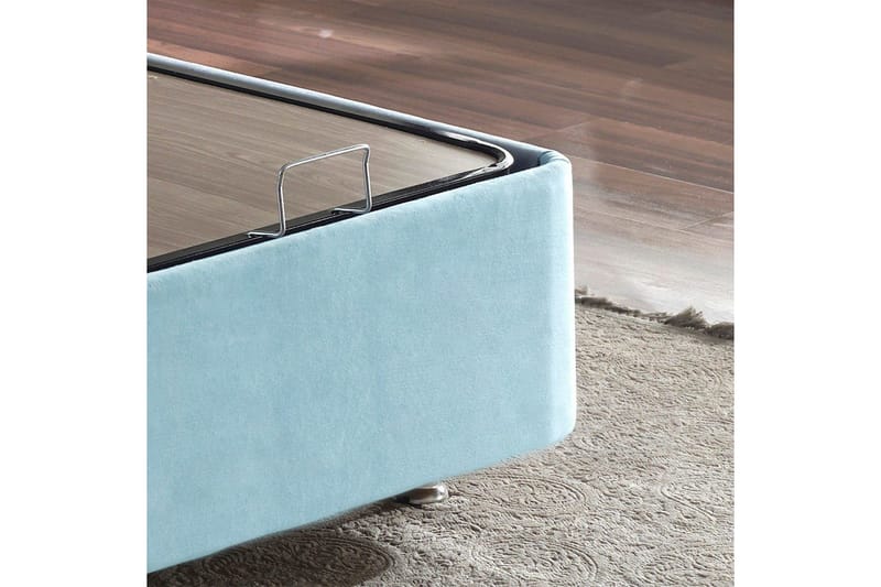 Enkeltsengunderdel Koselig enkel lyseblå - 120 x 200 cm - Møbler - Senger - Sengeramme & sengestamme