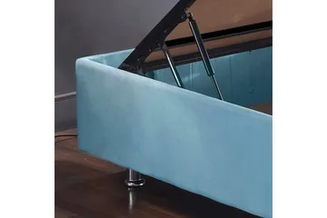 Enkeltsengunderdel Koselig enkel lyseblå - 90 x 190 cm - Møbler - Senger - Sengeramme & sengestamme