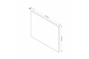 Enkeltsengunderdel og Hodegjerde Sube Grå - 90 x 38 x 190 cm - Møbler - Senger - Rammeseng
