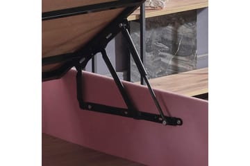 Enkeltsengunderdel Rasul Single Pnk - 100 x 200 cm - Møbler - Senger - Sengeramme & sengestamme