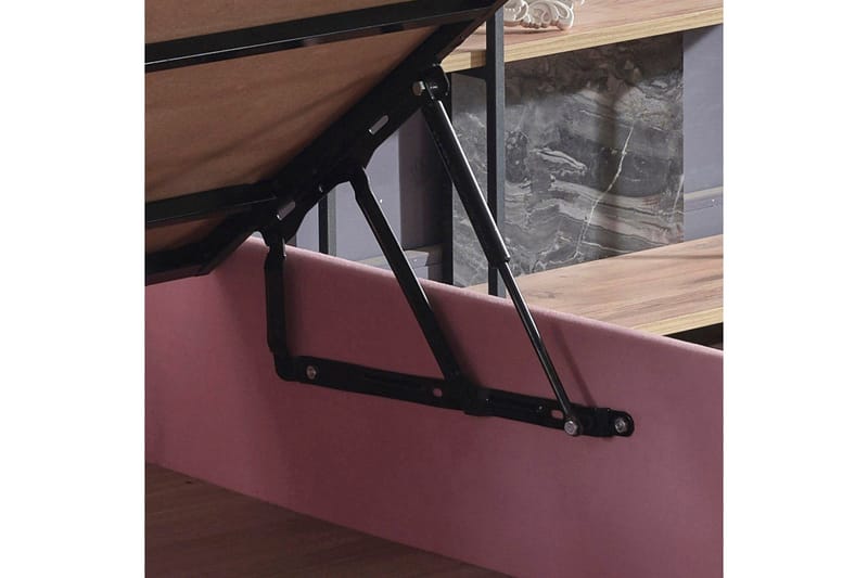 Enkeltsengunderdel Rasul Single Pnk - 100 x 200 cm - Møbler - Senger - Sengeramme & sengestamme