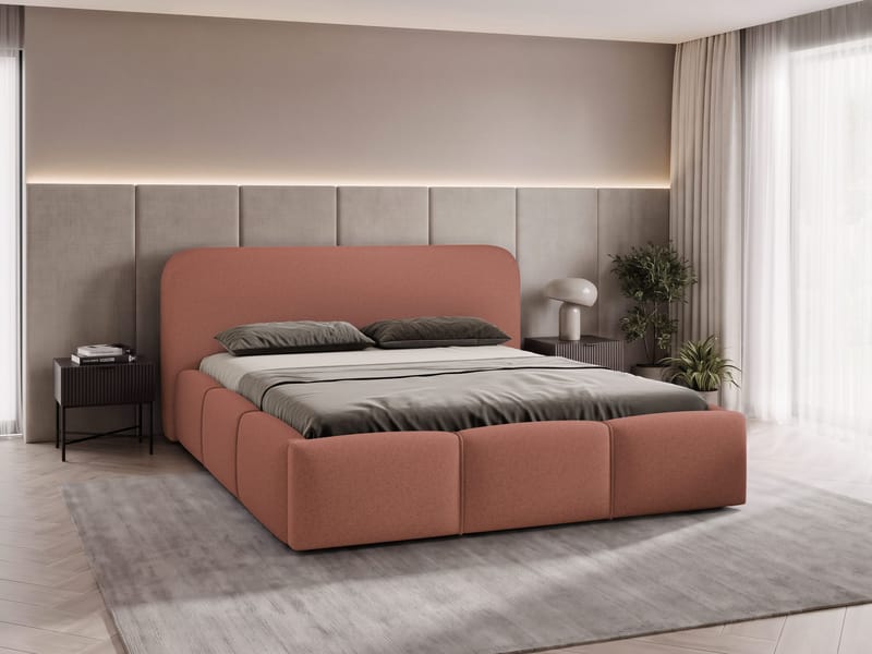 Envik sengeramme 140x200 cm - rosa - Møbler - Senger - Senger med oppbevaring