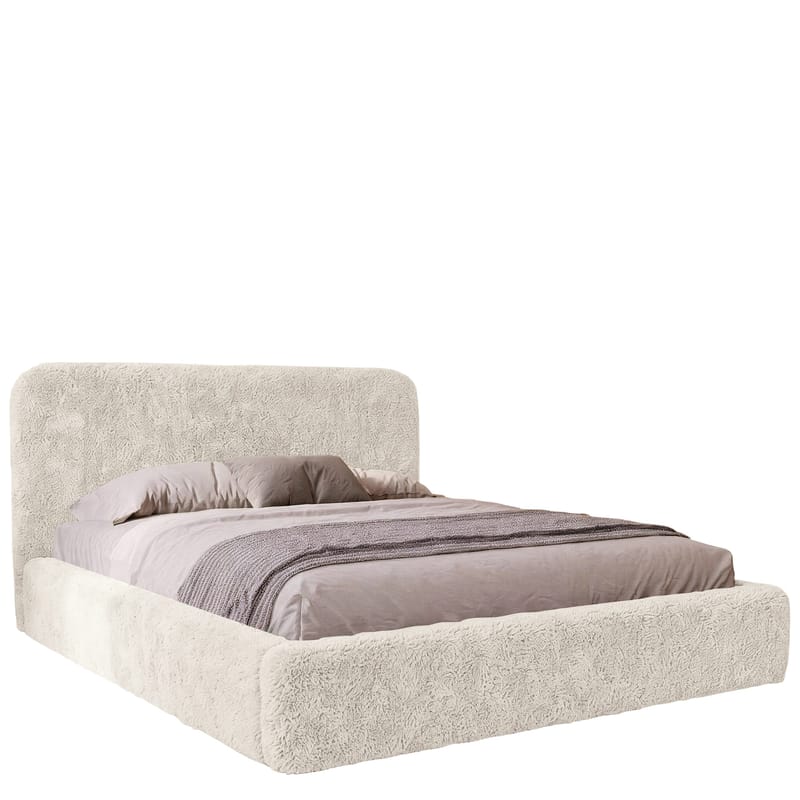 Ervyn sengeramme 160x200 cm med oppbevaring og løftefunksjon, Lys beige