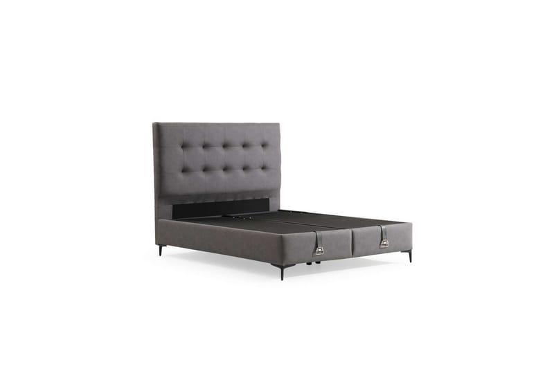 Evara Frame Seng 100x200 cm - Grå - Møbler - Senger - Rammeseng