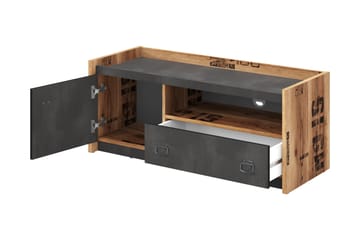 Evorana Møbelsett For Soverom - Brun/Mørk Grå - Møbler - Senger - Møbelsett til soverom