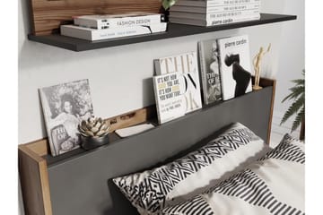 Evorana Møbelsett For Soverom - Brun/Mørk Grå - Møbler - Senger - Møbelsett til soverom