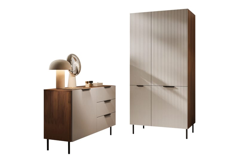 Fiesta Møbelsett For Soverom, Brun/Beige