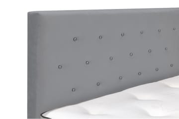 Finnigan Sengpakke Kontinentalseng 160x200 cm Fast - Lys grå - Møbler - Senger - Kontinentalsenger