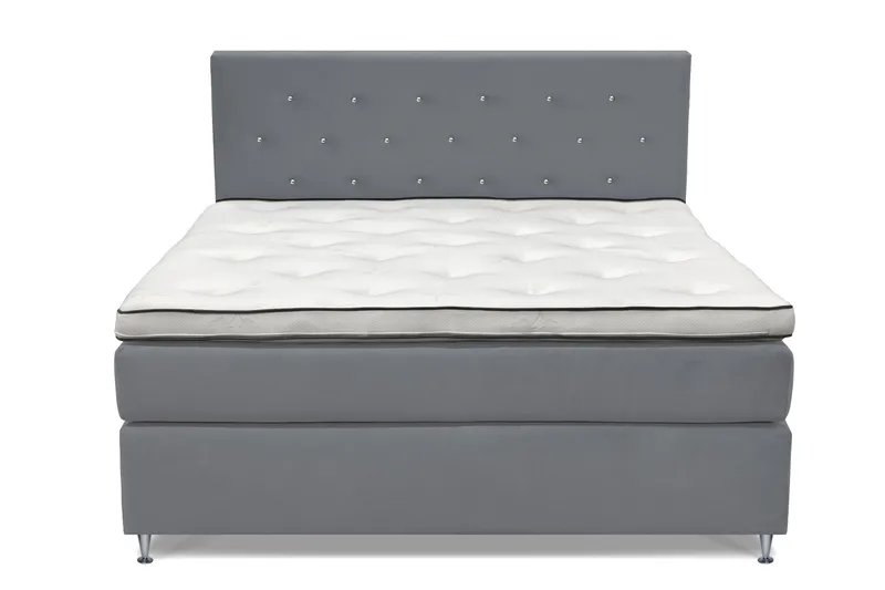 Finnigan Sengpakke Kontinentalseng 180x200 cm Medium, Lys grå