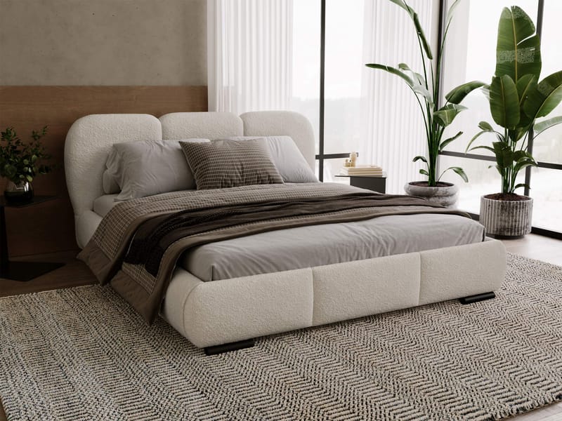 Fito sengeramme med oppbevaring 140x200 cm - beige - Møbler - Senger - Senger med oppbevaring