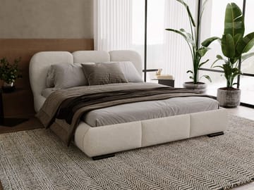 Fito sengeramme med oppbevaring 160x200 cm - beige - Møbler - Senger - Senger med oppbevaring