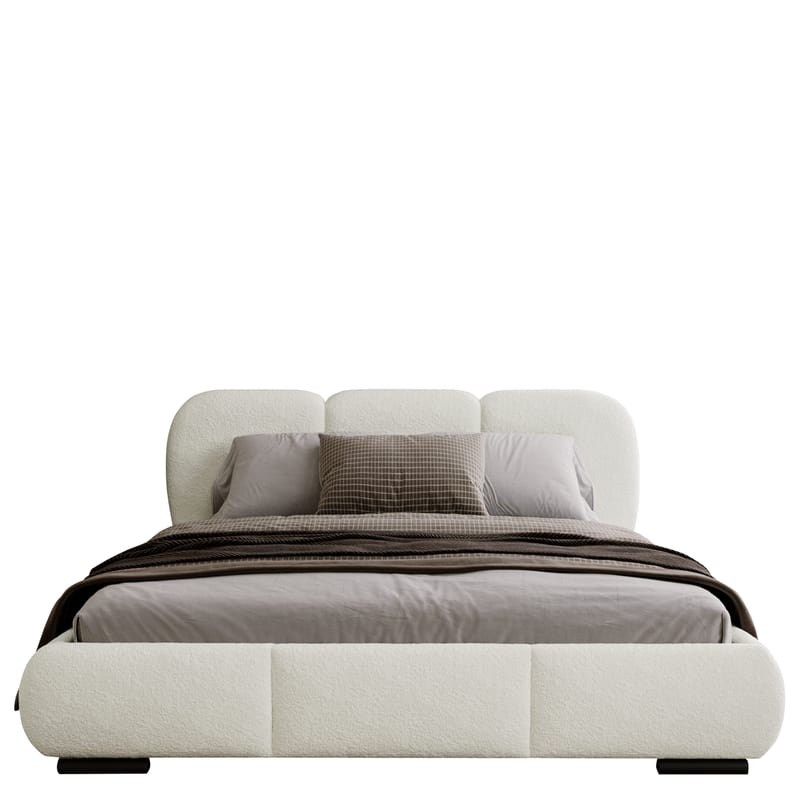 Fito sengeramme med oppbevaring 160x200 cm, hvit