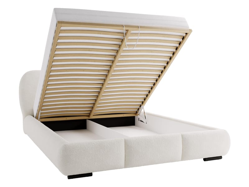 Fito sengeramme med oppbevaring 180x200 cm - beige - Møbler - Senger - Senger med oppbevaring